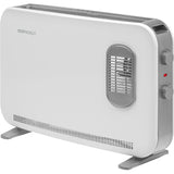 Convector electric de podea Concept KS3030, 2000 W, 3 trepte, ventilator integrat, termostat reglabil, functie Turbo, alb