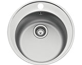 Chiuveta Bucatarie Rotunda Centa Vega 45 Ø51 Cm Inox