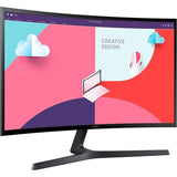 Monitor Gaming curbat LED VA SAMSUNG LS24C362EAUXEN, 23.8", Full HD, 75Hz, FreeSync, Negru, Clasa F