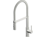 Baterie Bucatarie Monocomanda Lenz Aluna, Cu Dus Extractibil, Inox