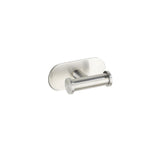 Suport prosoape cu 2 agatatori, prindere prin lipire sistem Turbo Loc, inox, argintiu mat, 10x6.5x4.5cm, Wenko Orea Matt