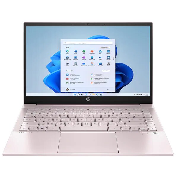 Laptop HP Pavilion 14-dv1014nq, Intel Core i5-1135G7 pana la 4.2GHz, 14" Full HD, 8GB, SSD 512GB, Intel Iris Xe Graphics, Windows 11 Home S, Roz