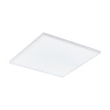 Plafoniera TURCONA, EGLO, LED, 20W, 2400 lm, 3000K, otel, alb, plastic, satinat, 45 x 45 x 6 cm, IP20