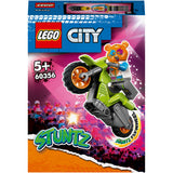 LEGO® City - Motocicleta de cascadorie cu urs 60356, 10 piese
