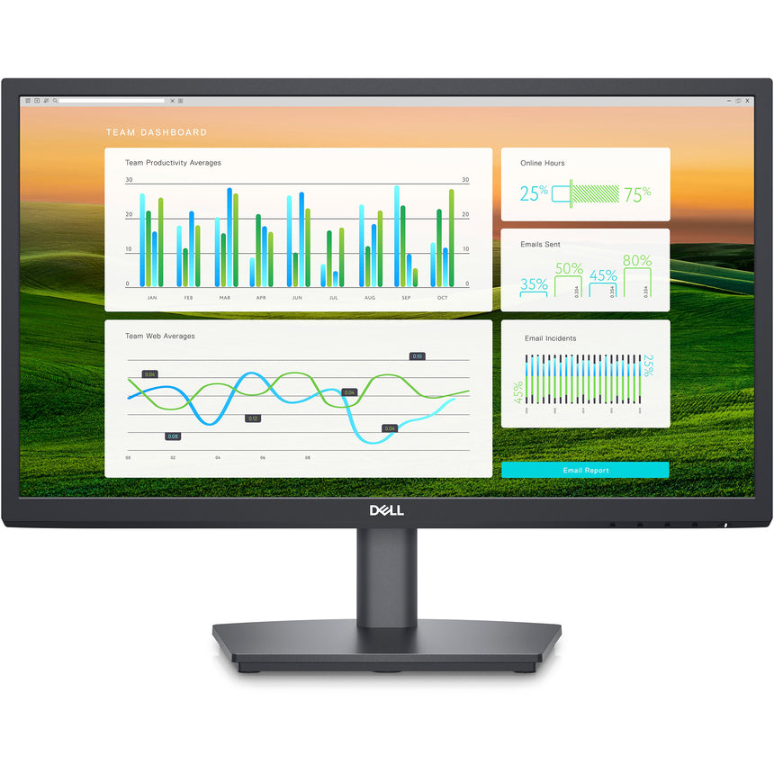 Monitor LED VA Dell 21.5'' Full HD, 60Hz, 5ms, VGA, HDMI, Display Port, E2222HS