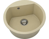 Chiuveta Bucatarie Rotunda FAT Avangard 223 Ø51 cm, Marmura Compozita Capucin Granit