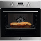 Cuptor incorporabil Electrolux EOF3F70X, Electric, 72 l, Autocuratare catalitica, SurroundCook, Timer cu display electronic, Grill, Clasa A, Inox antiamprenta