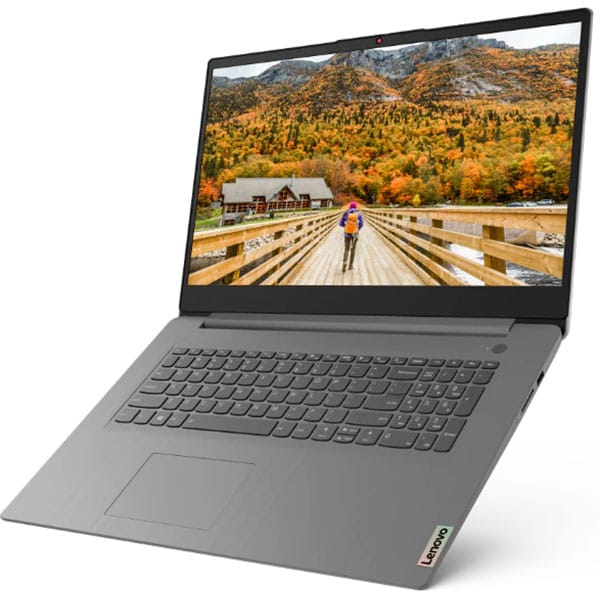 Laptop LENOVO IdeaPad 3 17ALC6, AMD Ryzen 7 5700U pana la 4.3GHz, 8 nuclee, 17.3" HD+, 12GB, SSD 512GB, AMD Radeon Graphics, no OS, arctic grey