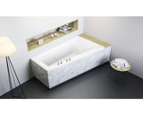 Cada de Baie Asimetrica pe Colt Radaway Palea, 170x100,5x48,50 cm, Colt Dreapta, Acril, Alb, WA1-34-170x100P