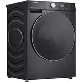 Masina de Spalat Rufe Frontala HISENSE WF5S1045BB, Steam, 10.5 kg, 1400rpm, Clasa A, Wi-Fi, Negru