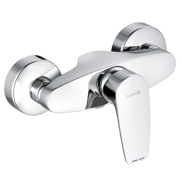 Baterie dus Kludi Pure&Solid, monocomanda, cartus ceramic, Crom