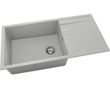 Chiuveta Bucatarie Cu O Cuva Fat Avangard 230 95x49 Cm, Cu Picurator, Reversibila, Fatgranit Grey