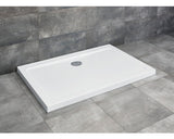Cadita De Dus Dreptunghiulara Radaway Doros D 100x120x5 Cm Acril Alb Sdrd1210-01