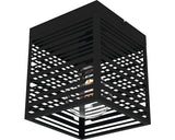 Plafoniera Piedritas E27 Max. 1x40w, Negru