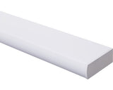 Set Sina Perdea Aluminiu, Alba, Cu 2 Canale Si Masca 100 Cm