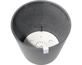 Ghiveci Ecopots Amsterdam Cu Sistem De Irigare Plastic Ø 50 Cm H 43, 8 Cm Gri