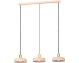 Lustra Valdiola E27 Max. 3x40w, Auriu/nuanta Nisip