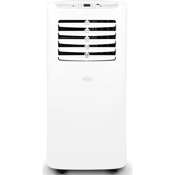 Aparat de aer conditionat mobil Argo Swan, 8000 BTU, Telecomanda, Display, Clasa A, Filtru lavabil, Auto restart, Dezumidificare, Timer, Functia Sleep, Tub evacuare inclus