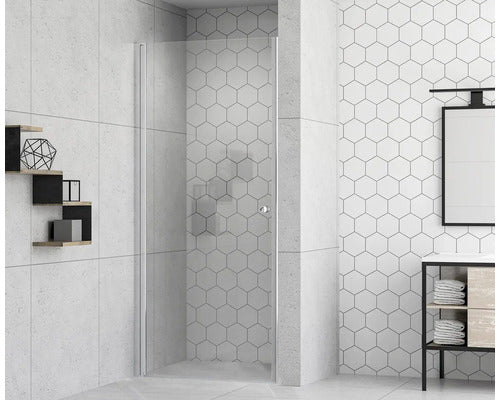 Usa Dus Pentru Nisa Batanta Form&style Modena 100x195 Cm Profil Crom Sticla Transparenta