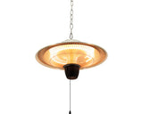 Incalzitor Terasa Tip Palarie Cu Element Halogen Calienta 1500 W, 42, 5x25 Cm, Argintiu