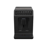 Espressor automat Krups Evidence Eco-Design EA897B10, 1450W, 15 bari, 8 retete de bauturi, rasnita metalica cu 5 setari, 3 trepte de temperatura, functie de abur&apa fierbinte, rezervor apa detasabil de 2.3L, functie One-Touch-Cappuccino, negru