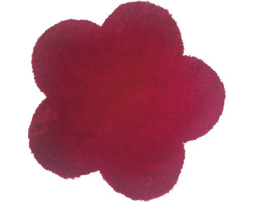 Covoras In Forma De Floare Rosu 60 Cm