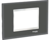 Rama Aparataje Schneider Easy Styl 3 Module, Sticla Negru