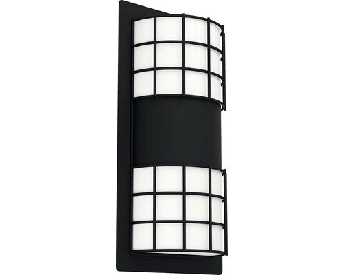 Aplica Cistierna E27 Max. 2x10w, Pentru Exterior Ip44, Negru/otel