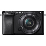 Aparat foto Mirrorless Sony Alpha A6100, 24.2MP, 4K, Negru + Obiectiv 16-50mm