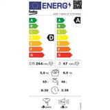 Masina de spalat rufe cu uscator Beko B5DFT58442M, Spalare 8 kg, Uscare 5 kg, 1400 RPM, Clasa A, HygieneTherapy, SteamCure, HomeWhiz, ProSmart Inverter Motor, AddXtra, Gri