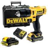 Masina compacta de gaurit/insurubat 10,8 V, DCD710C2, DeWalt, XR Li-Ion, 2 Acc x 1.3Ah, 24Nm, valiza depozitare