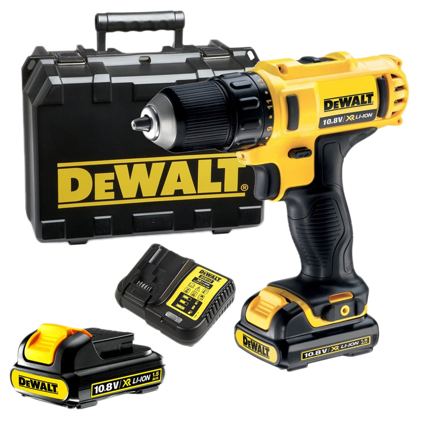 Masina compacta de gaurit/insurubat 10,8 V, DCD710C2, DeWalt, XR Li-Ion, 2 Acc x 1.3Ah, 24Nm, valiza depozitare