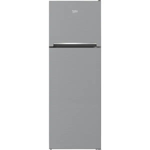 Frigider cu doua usi Beko RDNE350K30XBN, 313 l, NeoFrost Dual Cooling, HarvestFresh, AeroFlow, Display, Compresor ProSmart Inverter, Clasa F, H 172 cm, Metal Look