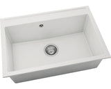 Achiuveta Bucatarie Cu O Cuva Fat Avangard 231 70x49 Cm, Fara Picurator, Fatgranit Pure White