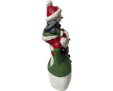 Decoratiune Lafiora Oameni De Zapada Din Fibreclay H 55 Cm Alb