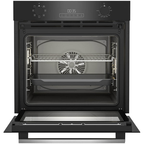 Cuptor incorporabil Arctic ARVIE1430BM, Electric, 71 l, Autocuratarea catalica, Timer digital, Grill, Clasa A, Negru