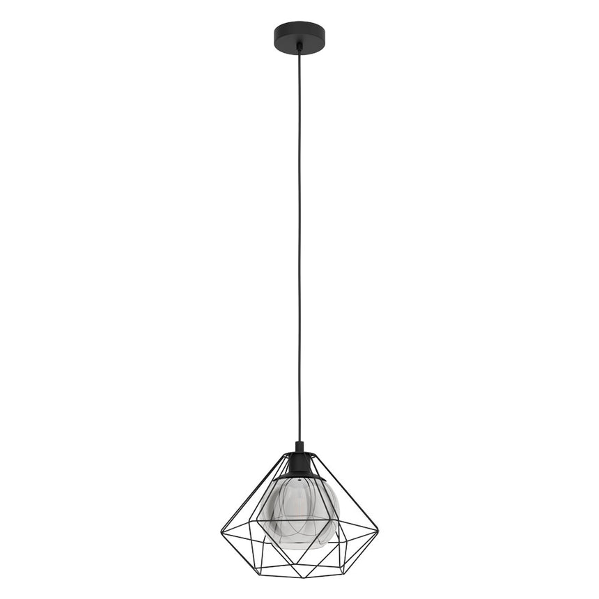 Pendul vintage EGLO VERNHAM 43482, E27 1X40W IP20, Negru