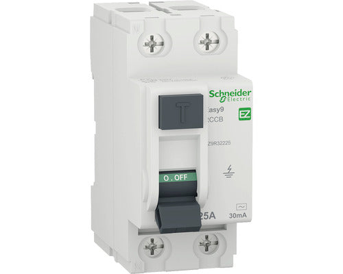 Intrerupator automat diferential Schneider Electric EZ9R32225, latime 2 module, 4.5kA, 2P, 30 mA, 25A