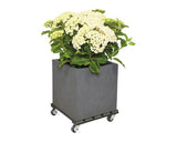 Suport Rulant Pentru Plante, Wpc 29x29 Cm, Capacitate Portanta 80 Kg
