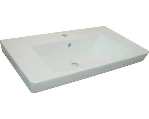 Lavoar Roca Caserta, 80 cm, Alb