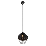 Pendul de iluminat, RL, Metal, Soclu E27, Negru