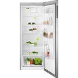 Frigider cu o usa Electrolux LRB1DE33X, 309 l, Clasa E, Control electronic, Iluminare LED, Ventilator, Usa reversibila, H 155 cm, Inox