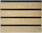 Panou Riflaj Decorativ Smart Maxi Stejar Gri 15x245x2800 Mm