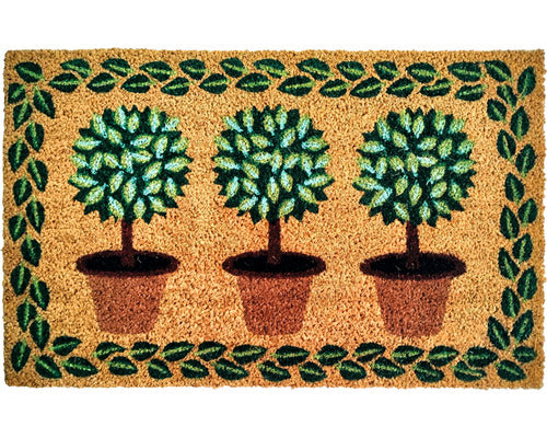Covoras Intrare Cocos Copacei In Ghiveci 45x75 Cm