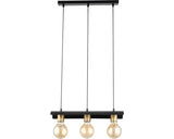 Lustra Deal E27 Max. 3x60w, Negru/auriu