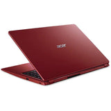Laptop ACER Aspire 3 A515-56-52NQ, Intel Core i3-1005G1 pana la 3.4GHz, 15.6" Full HD, 8GB, SSD 256GB, Intel UHD Graphics, Windows 11 Home, Rosu
