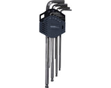 Set Chei Hexagonale Cu Cap Sferic Wgb 1,5-10 Mm, 9 Piese