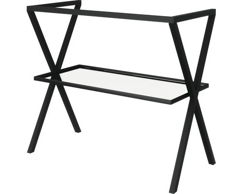 Cadru Metalic pentru Suport Blat, Lavoar Savini Idea, 80 cm, Negru