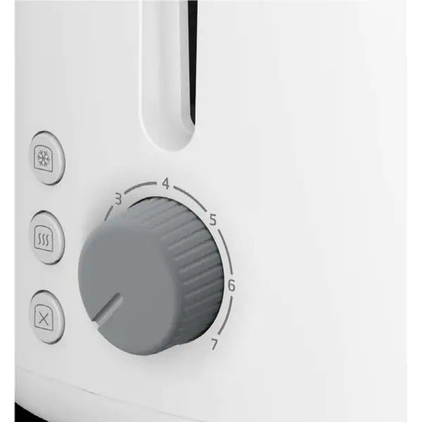Prajitor de Paine BEKO TAM4220W, 2 Felii, 800W, Alb-Gri