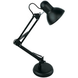 Lampa de birou Avide Vintage, neagra, max. 60W, E27, reglabila